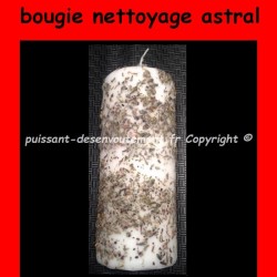 grande bougie vaudou nettoyage astral