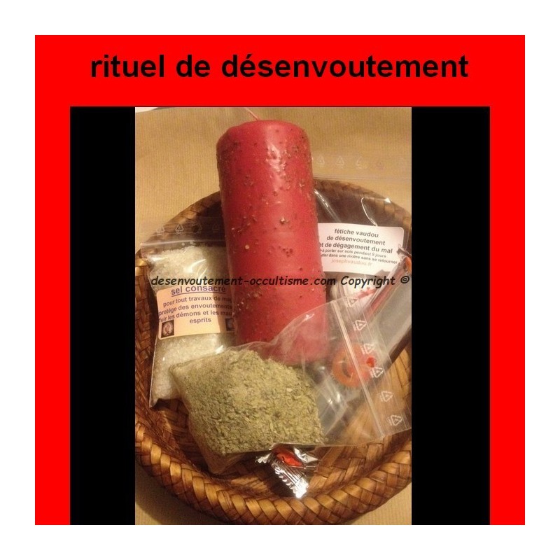 rituel de désenvoutement avec la grande bougie