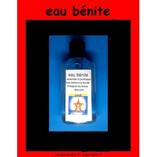 flacon d'eau bénite pour la protection et la purification