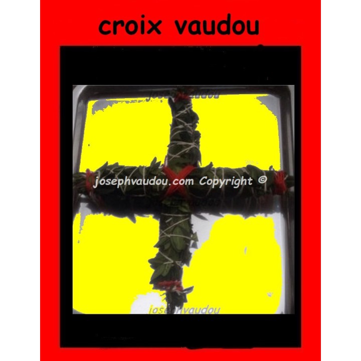 puissante croix d'herbe vaudou de protection