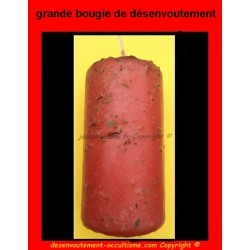 grande bougie vaudou  de désenvoutement