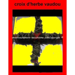 puissante croix d'herbe vaudou  de protection