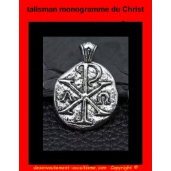 la médaille talisman monogramme du Christ est une grande protection contre les forces du mal