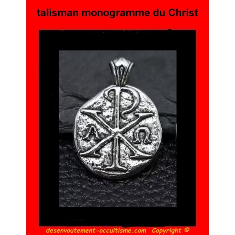 la médaille talisman monogramme du Christ est une grande protection contre les forces du mal