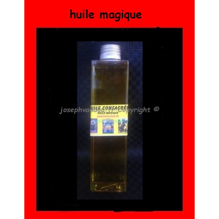 puissante huile consacrée pour usage magique