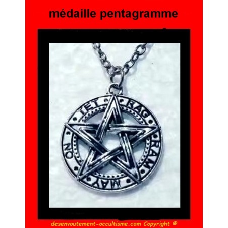 pendentif Talisman Pentagramme consacré