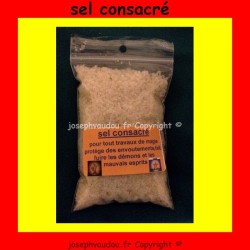sachet de sel consacré pour tout travaux de magie