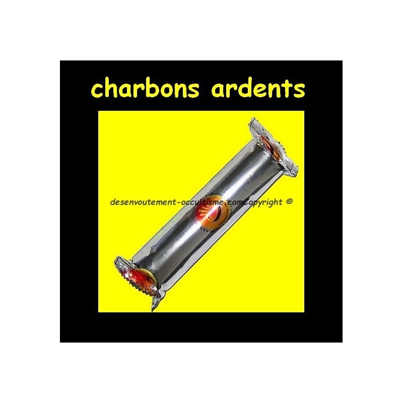 rouleau de 10 charbons ardents de qualité exceptionnelle