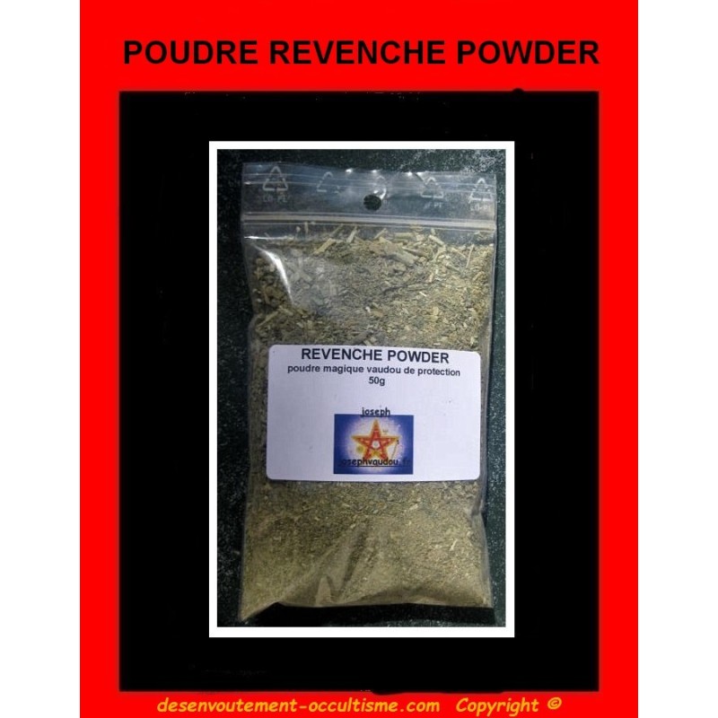POUDRE VAUDOU DE PROTECTION  REVENGE POWDER